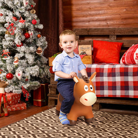 ZOOJOY bouncy horse saddle detail highlights soft, safe materials