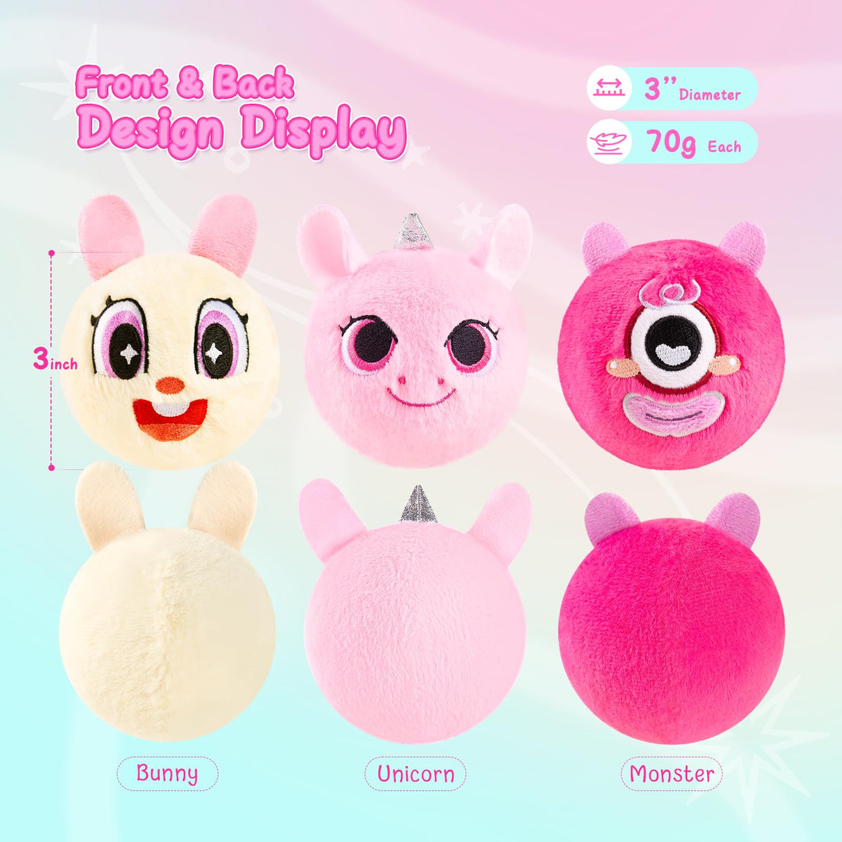 ZOOJOY bunny plush bouncy ball – safe texture for tiny hands and playful toss.
