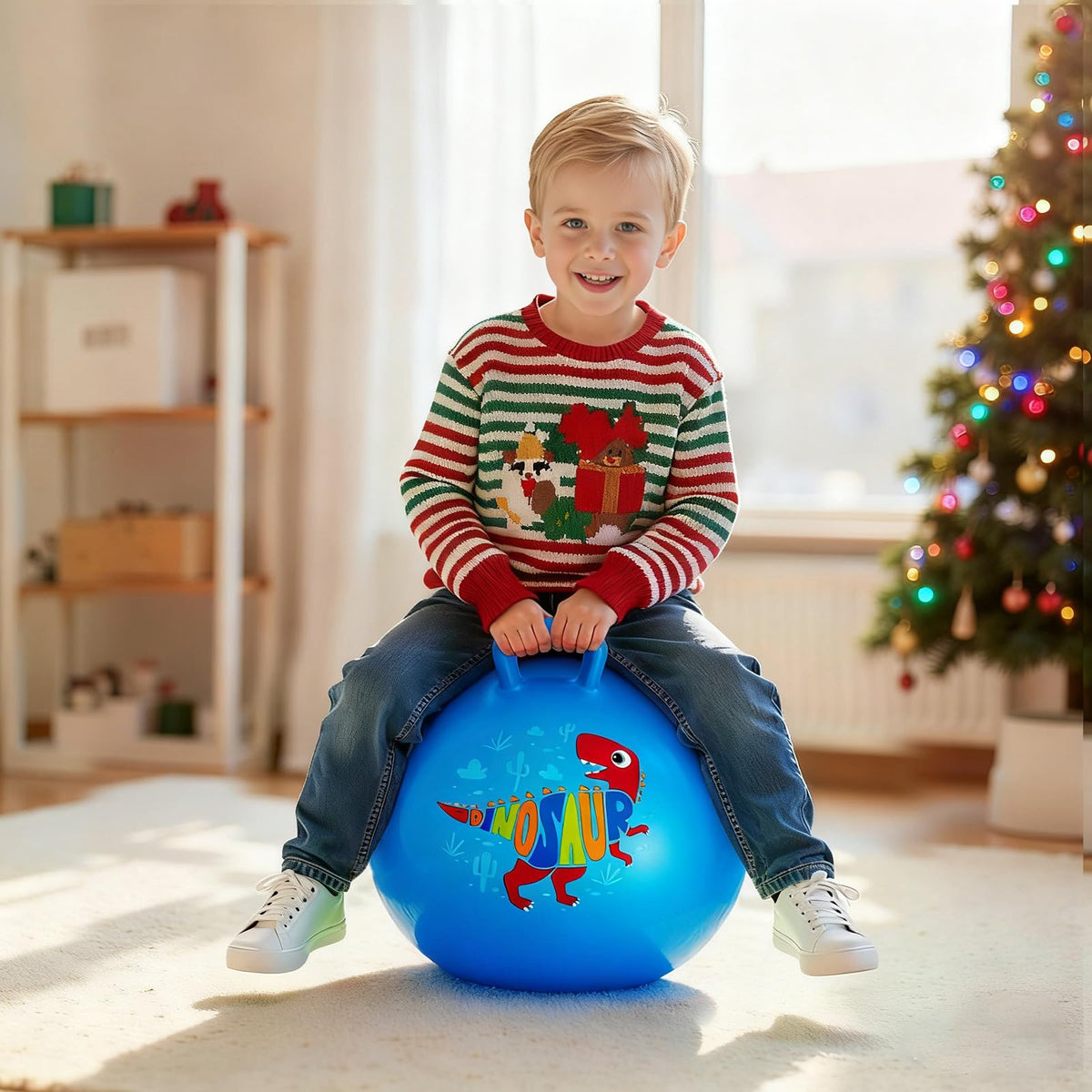 ZOOJOY hopper ball offers a fun sensory playtime experience.