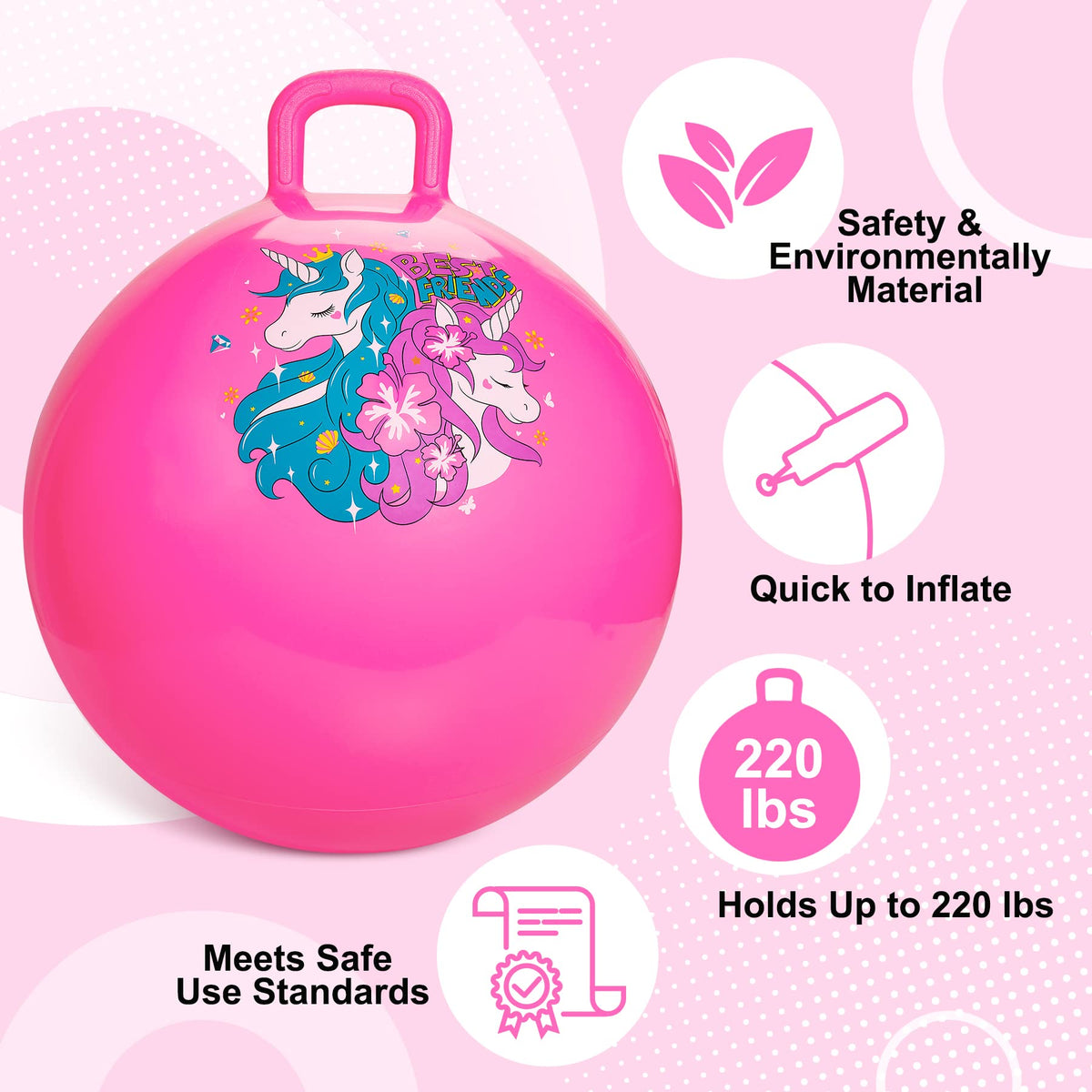 ZOOJOY bright colors attract attention and invite activity