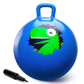 ZOOJOY Hopper Ball with dinosaur pattern encouraging active, imaginative play