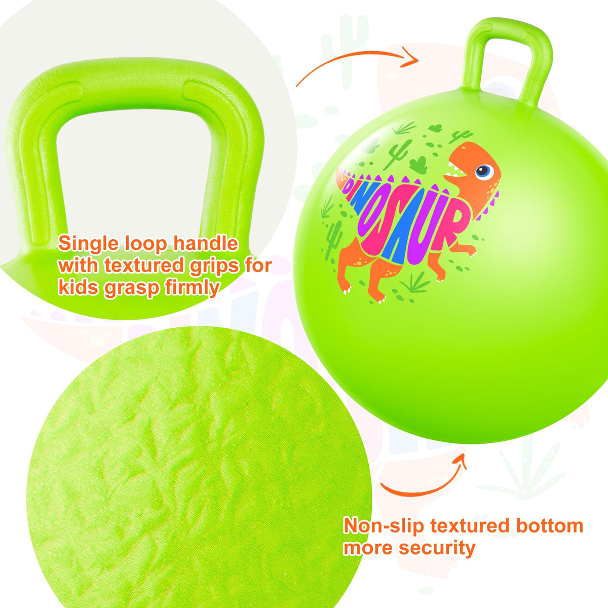 ZOOJOY Hopper Ball with pump enables quick inflation for easy setup.