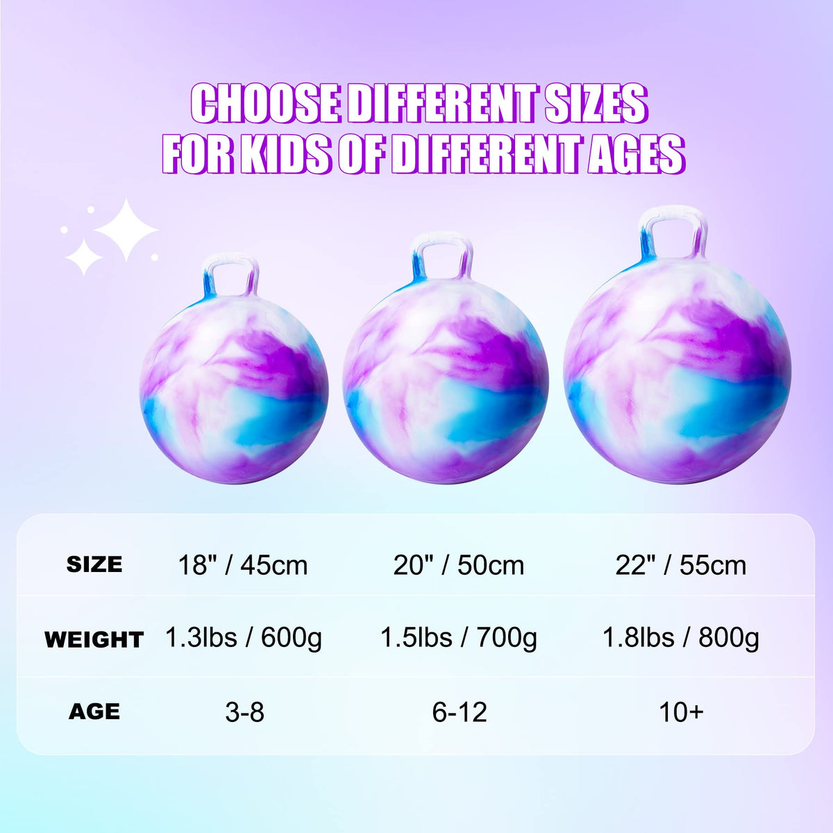 ZOOJOY colorful clouds ball in action supports balance and coordination during play.