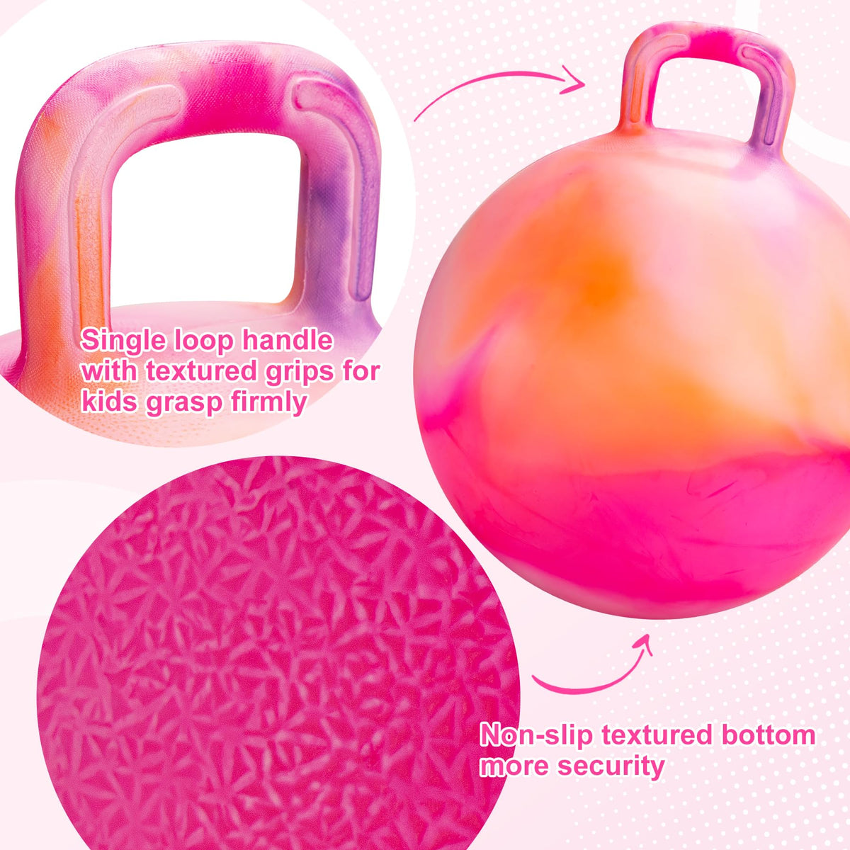 Inflation guide for ZOOJOY hopper ball with hand pump