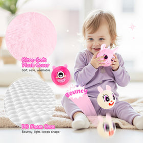 ZOOJOY monster plush bouncy ball – high bounce for active indoor games.