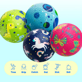 ZOOJOY playground balls deflated for compact storage and easy transport.