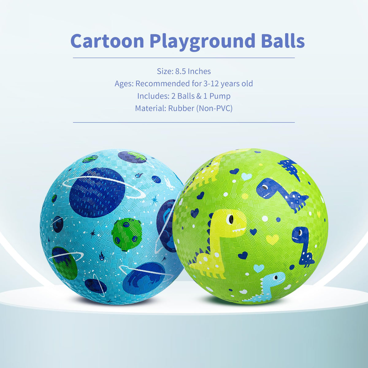 ZOOJOY pump included with kickball for quick inflation and setup.