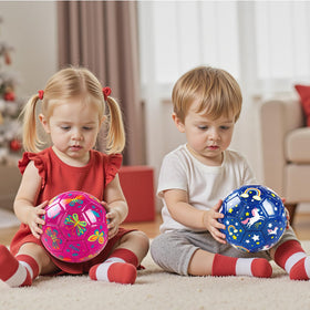 ZOOJOY glitter blue pink design encourages bright, joyful play in sunlit moments.