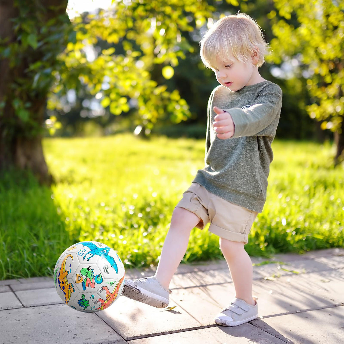 ZOOJOY storage net bag keeps the kit tidy after play.