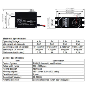 ZOSKAY brushless digital servo delivers precise steering with quiet operation.