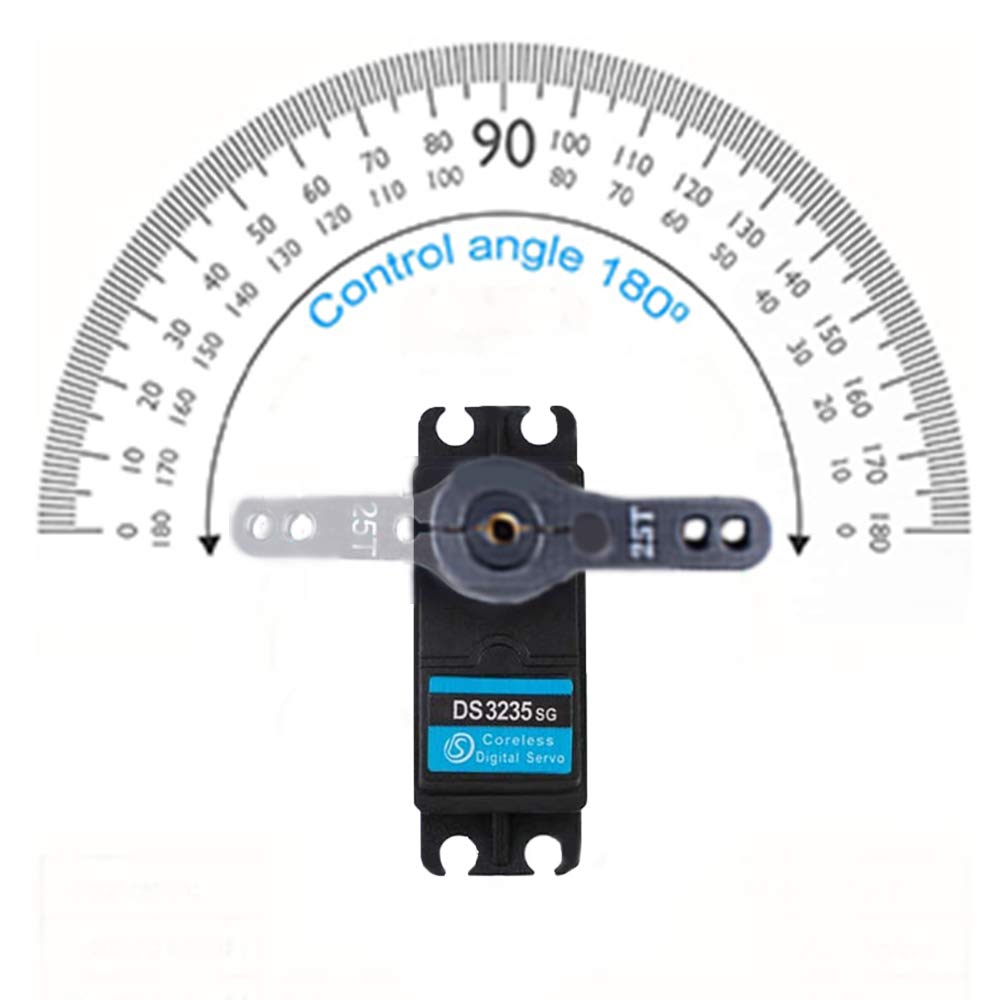 Ideal for Arduino projects and RC builds seeking precise control with ZOSKAY servo