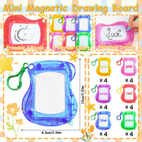 ZoxiLume six-color mini drawing boards display for colorful early learning on the go.