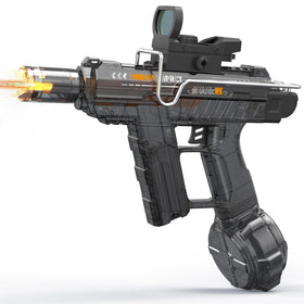 Zplogk electric water gun with LED muzzle for thrilling nighttime battles and clear visuals.