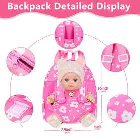 ZQDOLL 12-inch baby doll bottle for feeding-style pretend play