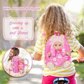 ZQDOLL 12-inch baby doll clothes set for dress-up and nurturing play