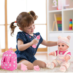 ZQDOLL 12-inch baby doll hat for pretend play styling