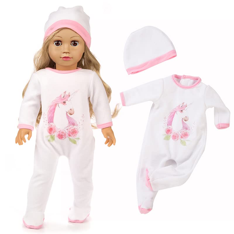 ZQDOLL 18-inch doll clothes organized display demonstrates 19-piece gifting versatility.