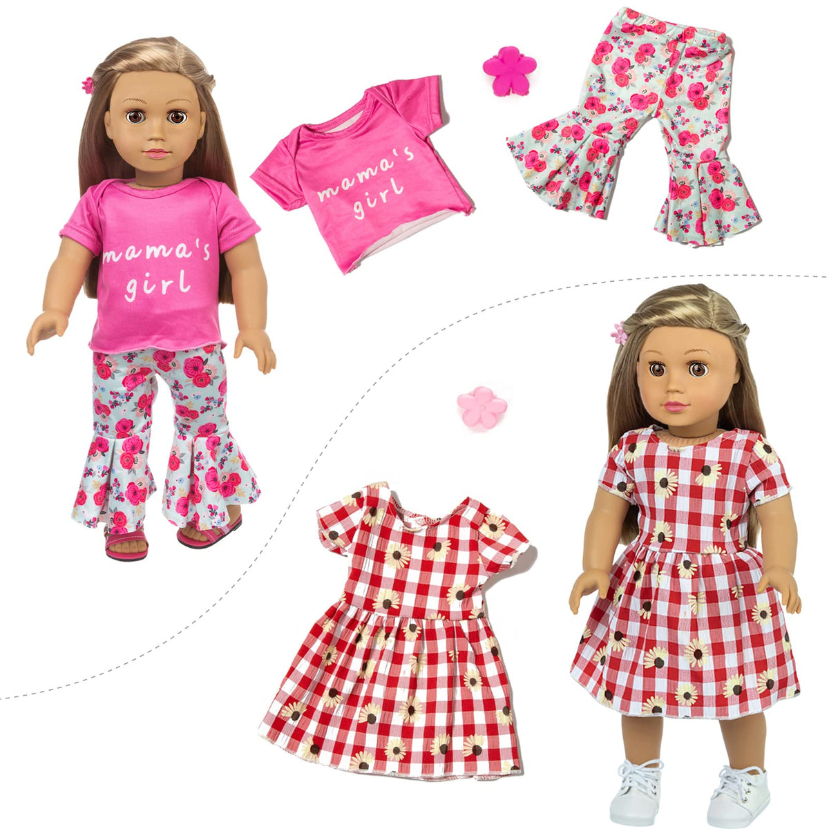 ZQDOLL hair bands accessory for easy doll styling