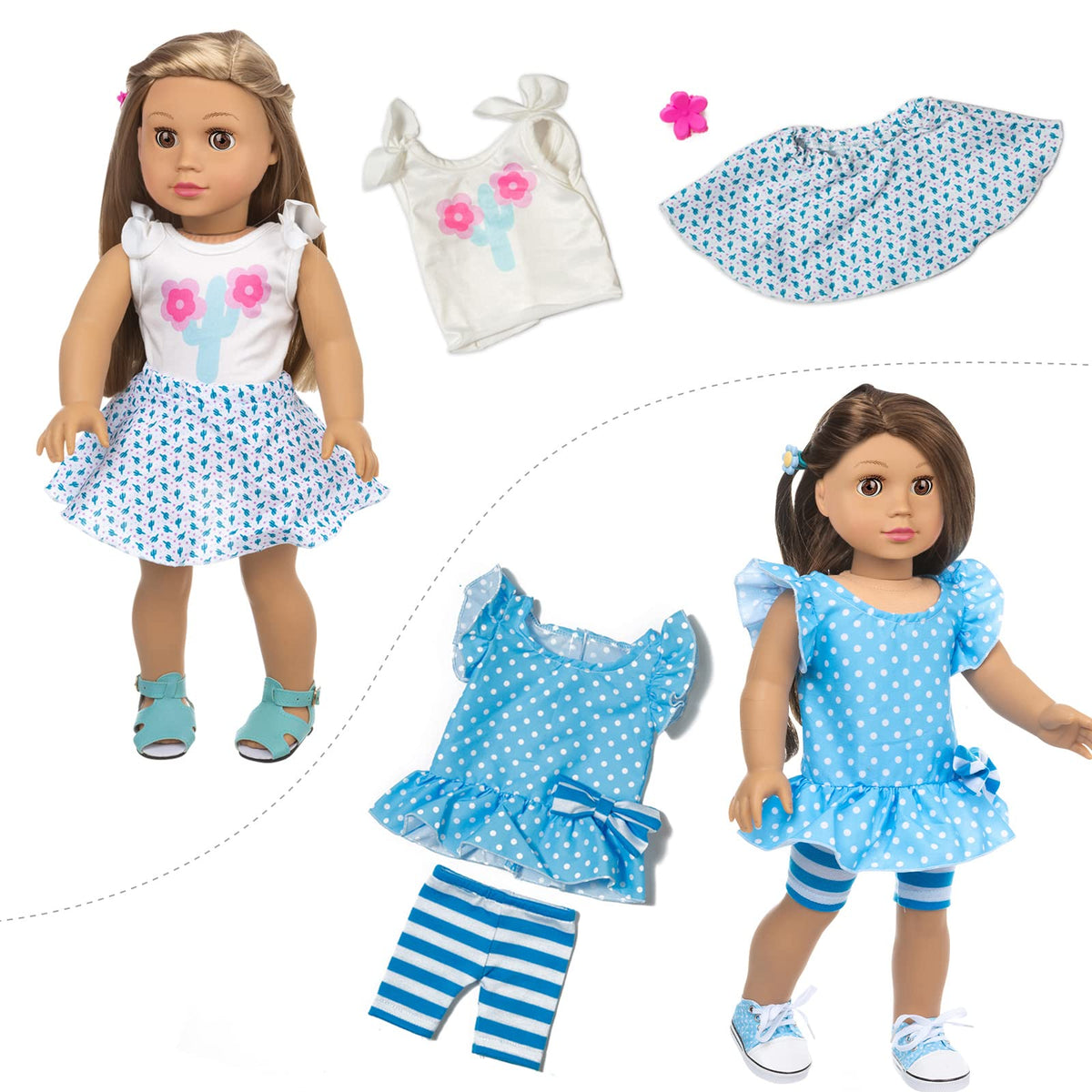 ZQDOLL hair clip adds a finishing touch to any doll look