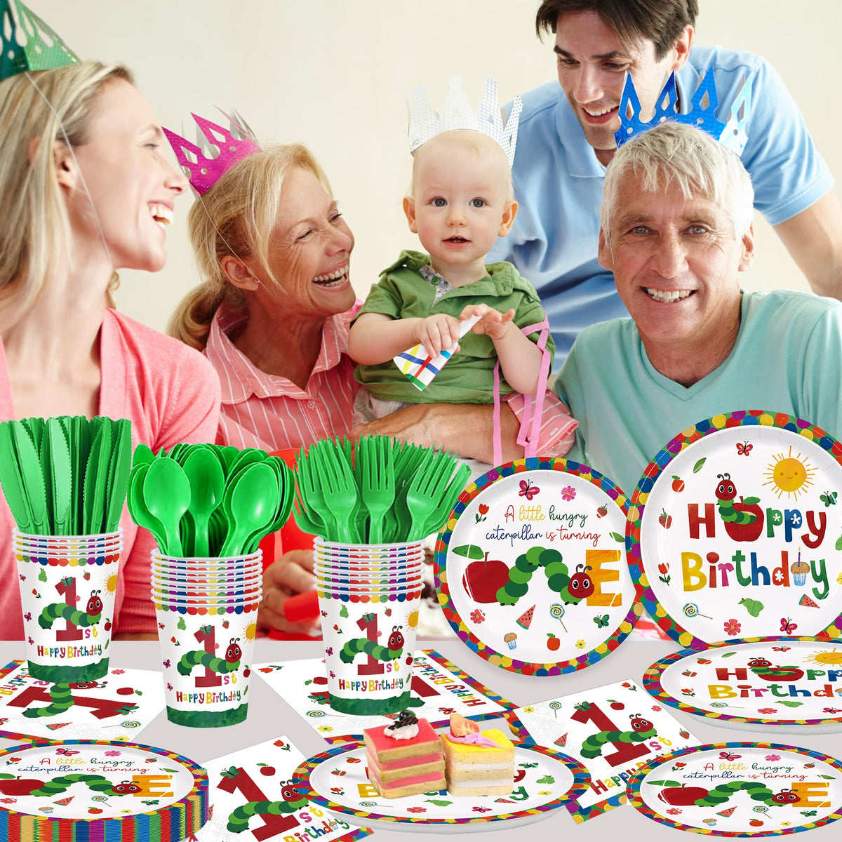 ZQMONTIA Caterpillar utensils set provides BPA-free, reliable eating tools.