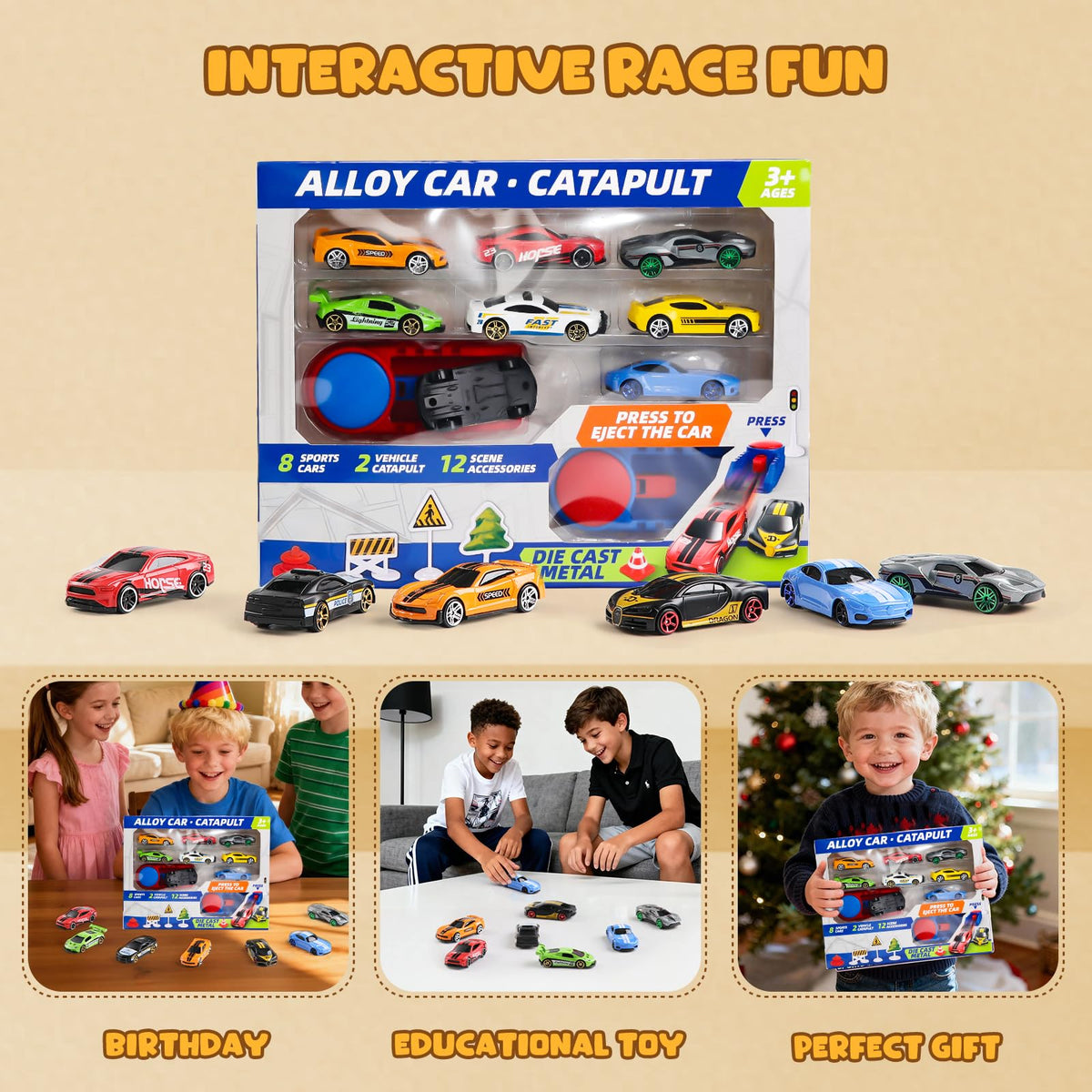 Zreboeim vibrant colors attract kids and inspire racing stories