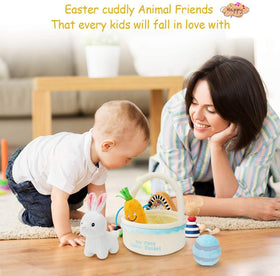 ZRUKXH carrot crinkle toy for tactile exploration and sensory delight