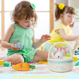 ZRUKXH Easter egg squeak toy for gentle sounds and engagement