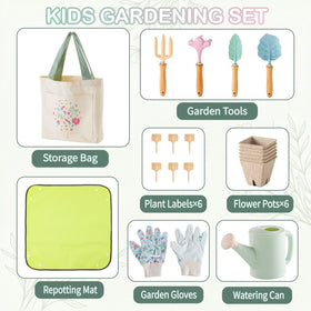 ZRUNBO kids trowel helps little hands scoop soil safely