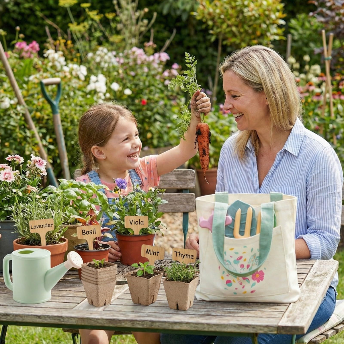 ZRUNBO watering can makes gentle watering easy for little hands