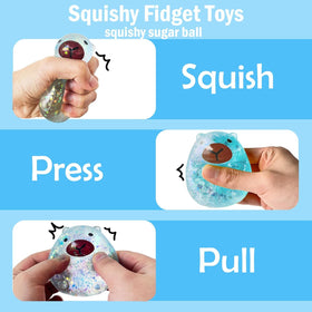 ZRW Capybara Squishy Glitter durable build resists tearing and keeps shape