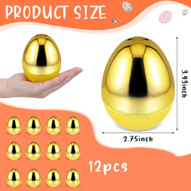 zsccxq golden fillable Easter egg is lightweight and durable for outdoor hunts