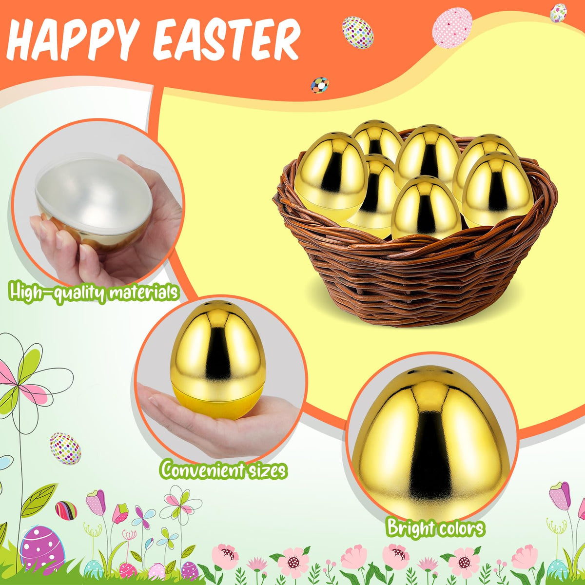 zsccxq golden eggs brighten decor and serve as reusable gift containers