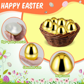 zsccxq golden eggs brighten decor and serve as reusable gift containers