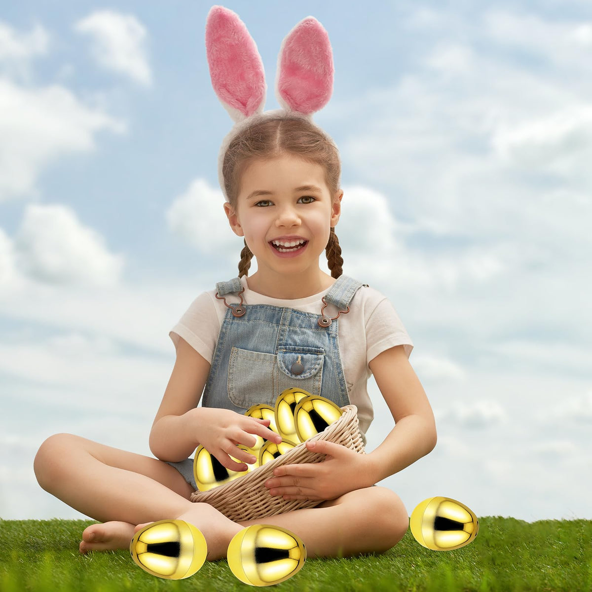 zsccxq reusable storage eggs for small Easter gifts