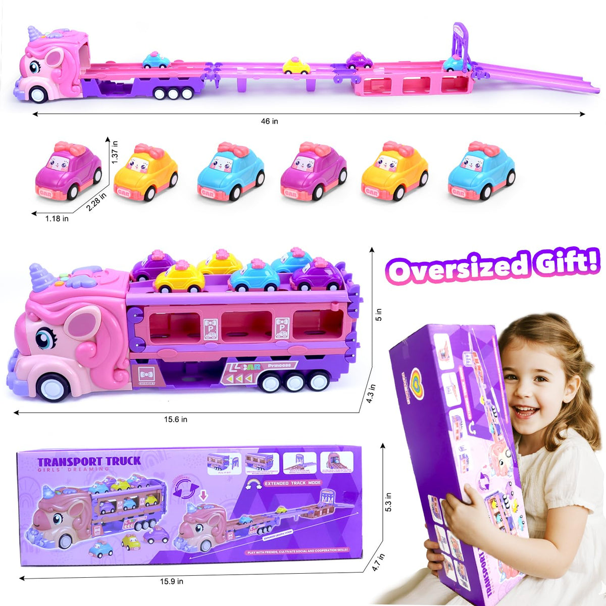 ZSHKG Gift-ready unicorn box makes a birthday surprise.