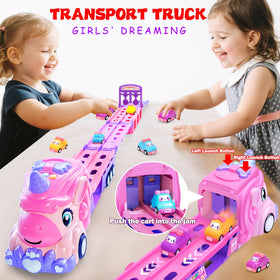 ZSHKG Unicorn Truck race track expands for two-player competition.