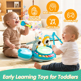 Zsinb BPA-free plastic and rounded edges ensure safe toddler toys.