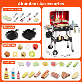 Zsinb Kids Grill 35 accessories clip for quick organization.