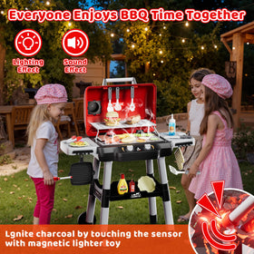 Zsinb Kids Grill BPA-free plastic ensures durable kid-safe fun.