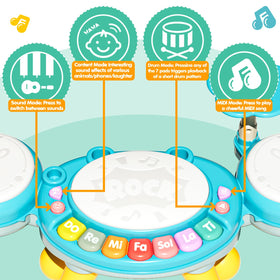 Zsinb soft LED lights and volume control protect eyes and ears during play.