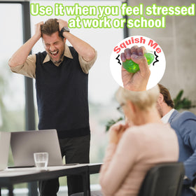 ZTATU three-pack frog stress balls offer portable desk relief.