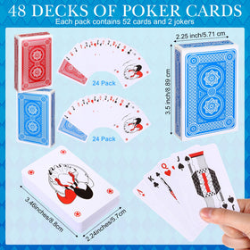 Zubebe red deck bulk playing cards with bold visuals for exciting party play.