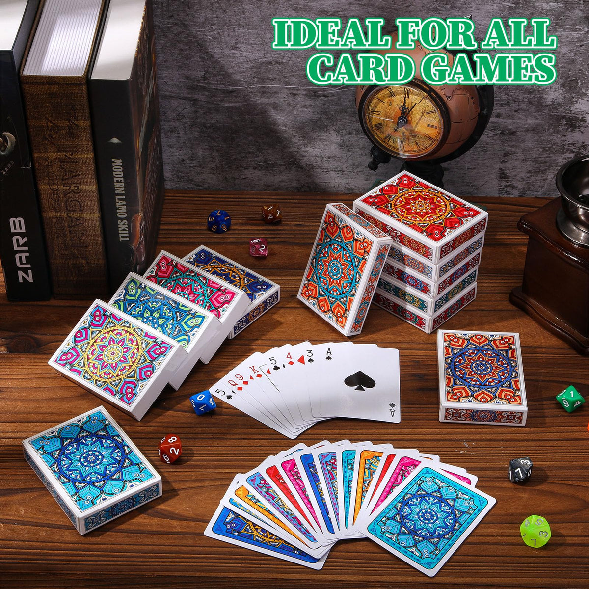 Zubebe blue-core coated card stock for durability and color retention.