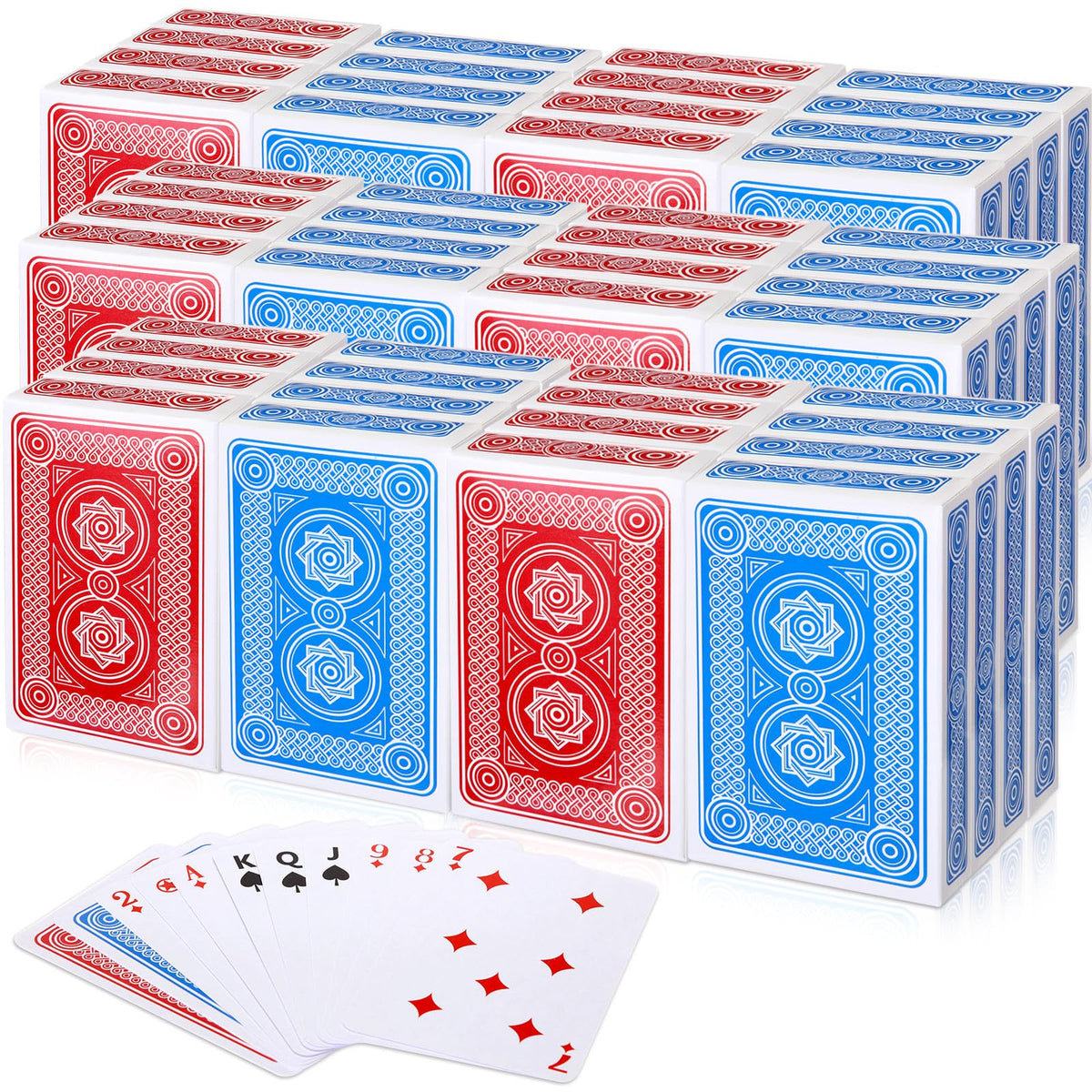 Zubebe 96-pack simplifies event setup with ready-to-share card sets.