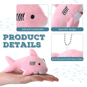 Zubebe mini shark keychain gray, durable zipper pull accessory for daily use.