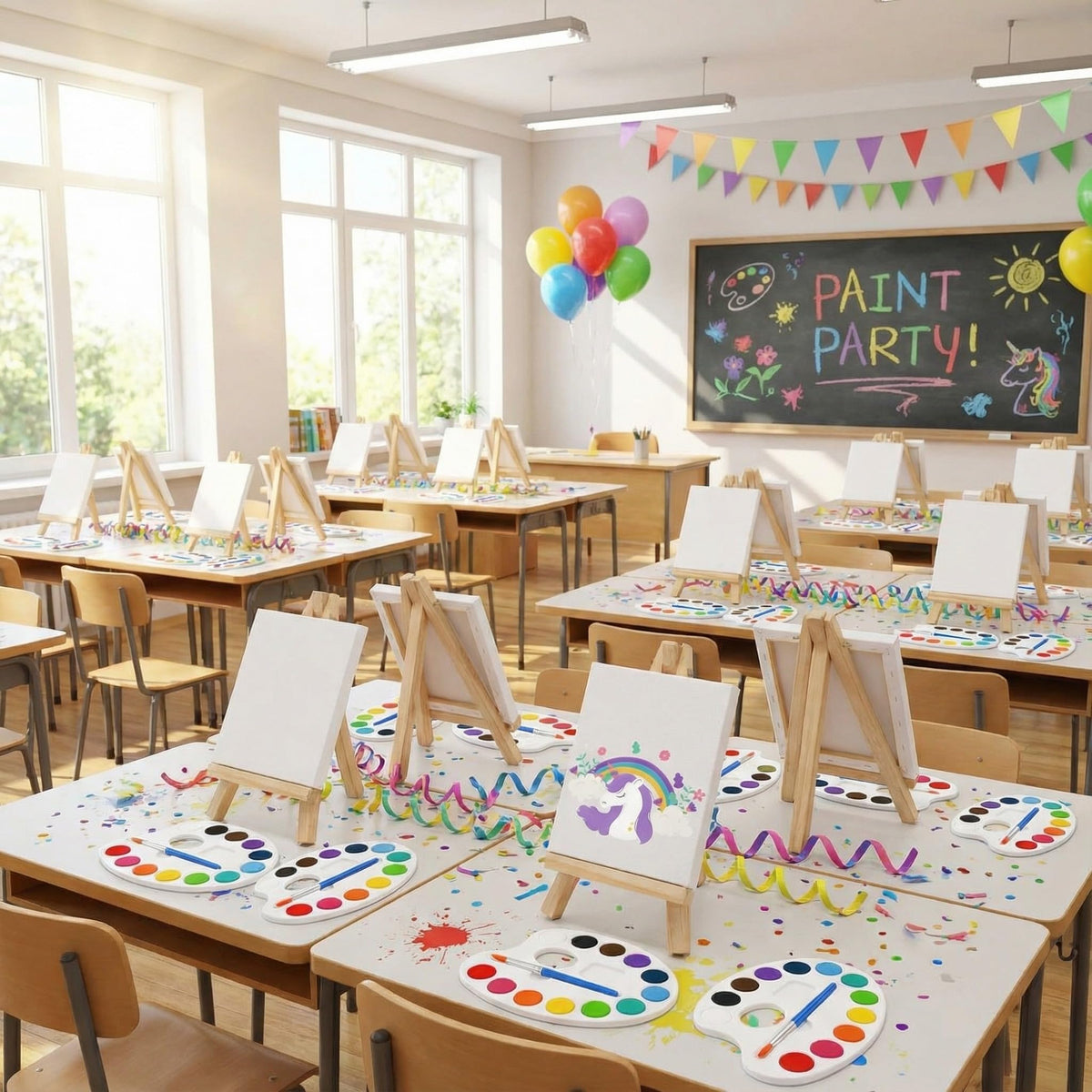 Zubebe Mothers Day gift kit for group art activities.