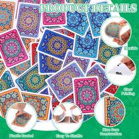 Zubebe standard-size playing cards, 63 by 88 mm, easy to handle.