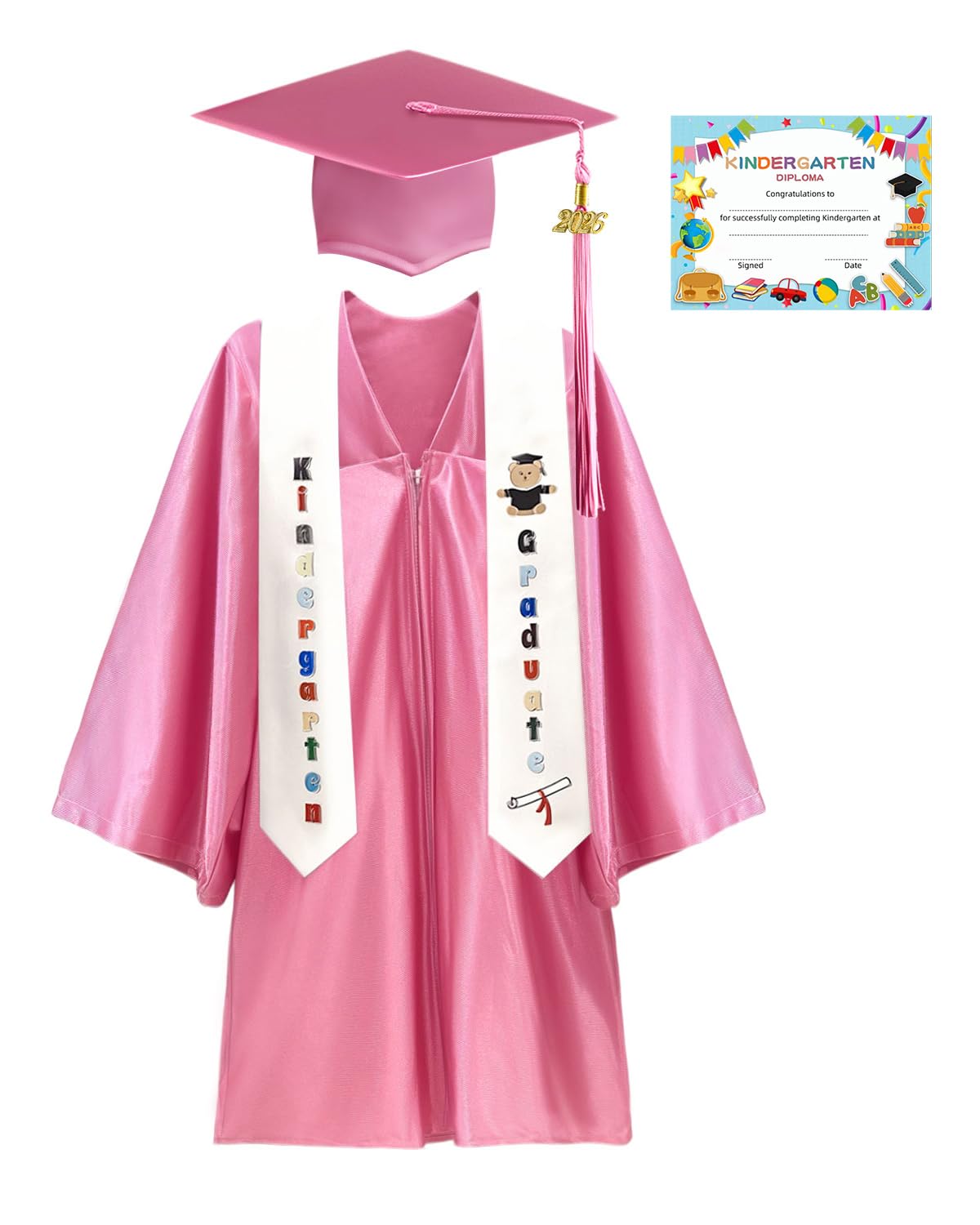 Zuffeloria Kids Graduation Cap close-up showing sturdy fit for ceremonies