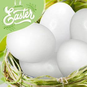 Zuieusa paint-ready eggs ideal for easy dyeing and personalized Easter crafts