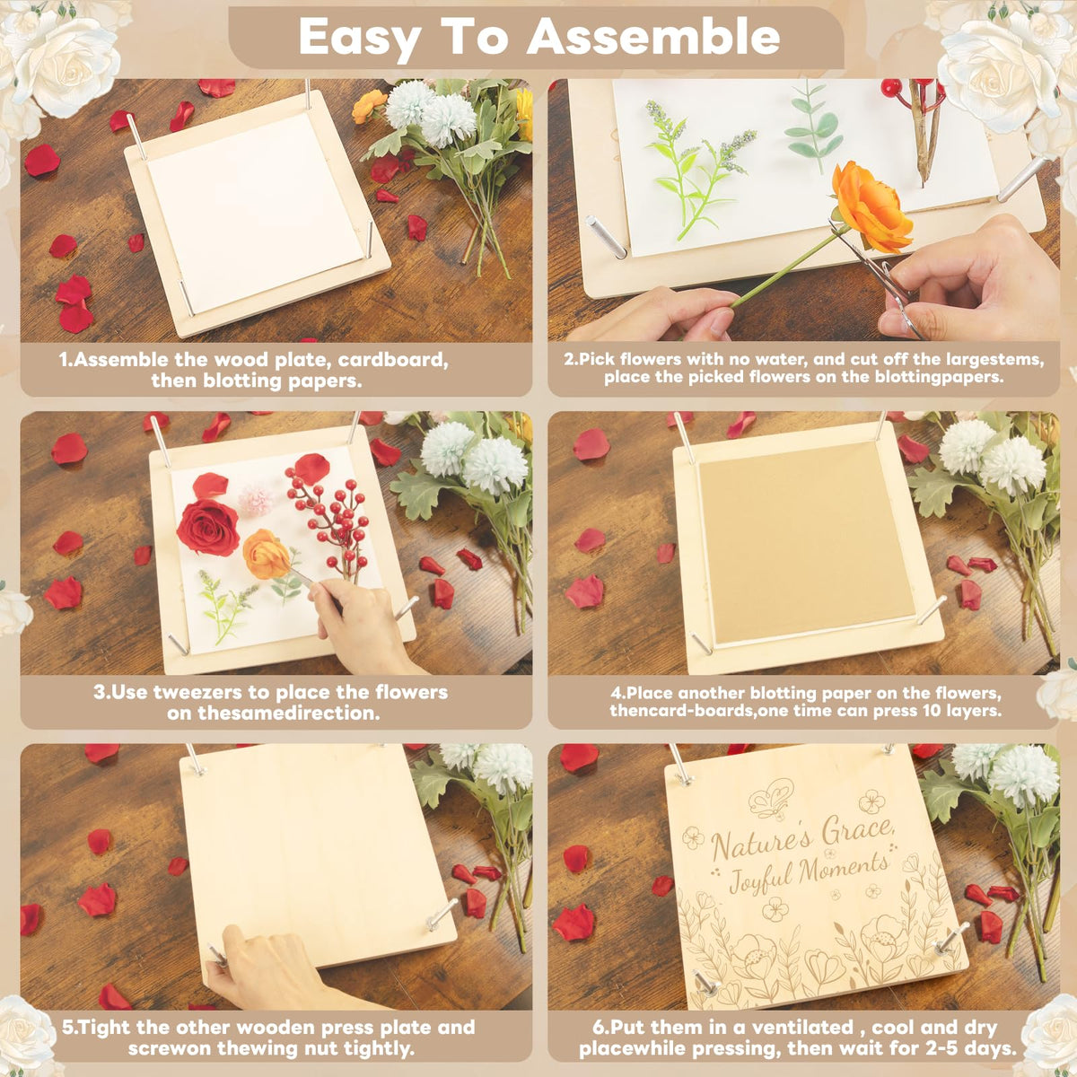 Zunmial complete kit with tools and accessories for DIY botanical projects.